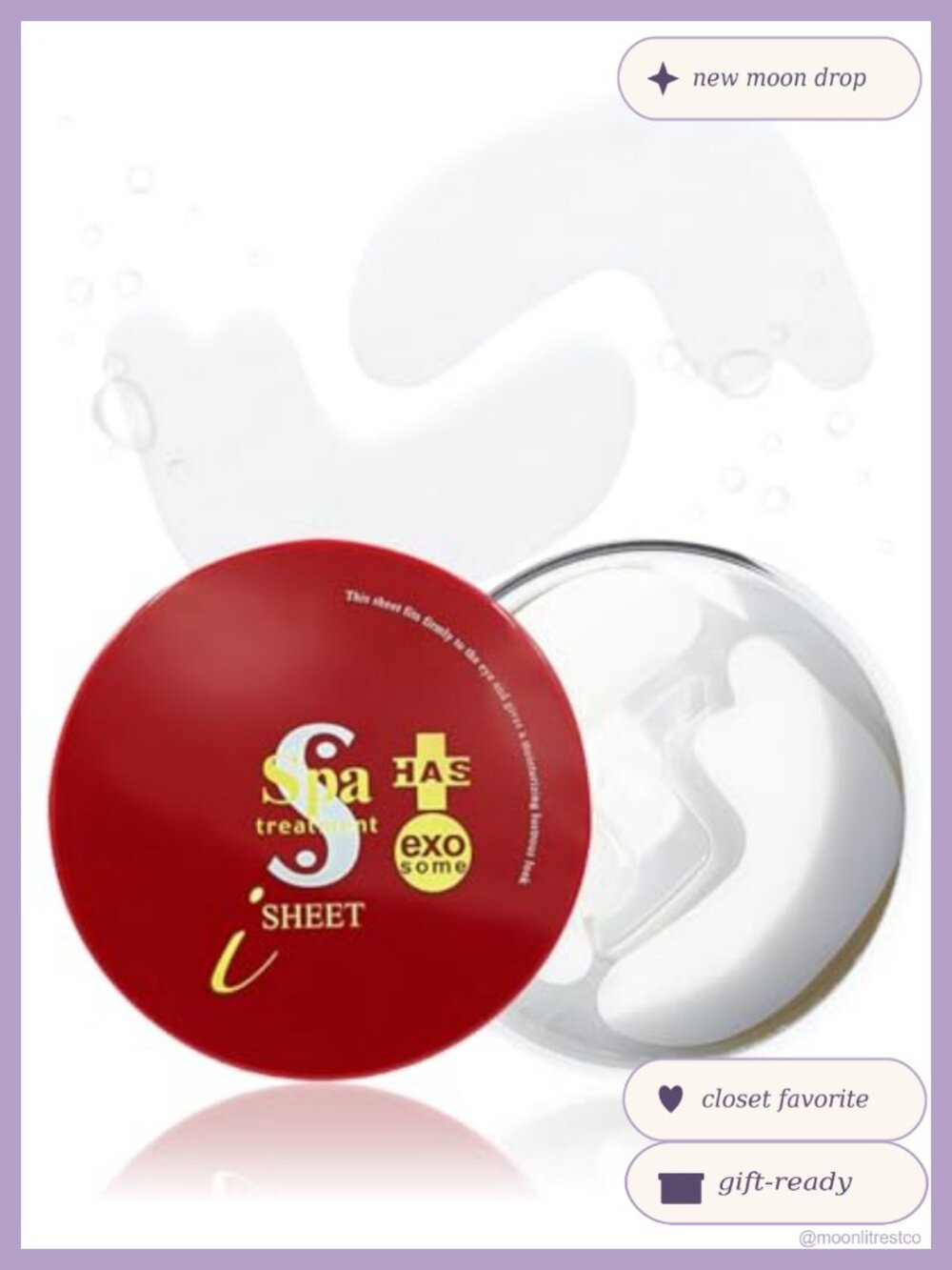 Under Eye Patches with Exosomes, Collagen & Hyaluronic Acid, 30 Pairs